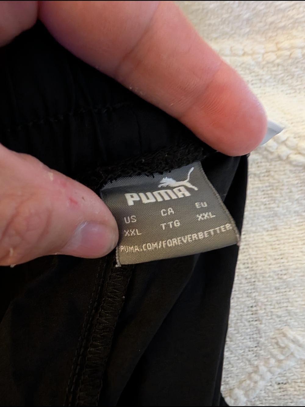 Puma Black Athletic Pants- XXL